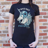 Fantasy Football Is Real T-Shirt (Ladies)