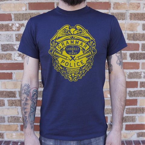 Grammar Police T-Shirt (Mens)