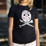 Horror Hockey Mask T-Shirt (Ladies)