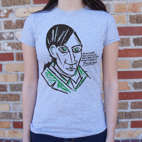 Pablo Picasso Quote T-Shirt (Ladies)