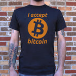 I Accept Bitcoin T-Shirt (Mens)