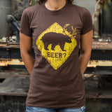 Beer? Bear T-Shirt (Ladies)