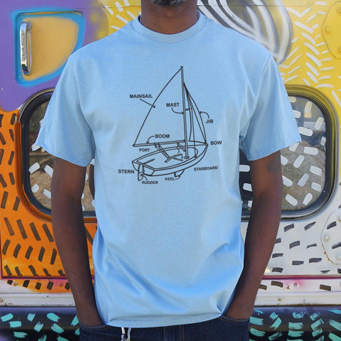 Boat Diagram T-Shirt (Mens)