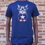 Captain Ameri-Cat T-Shirt (Mens)