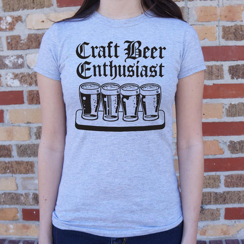 Craft Beer Enthusiast T-Shirt (Ladies)