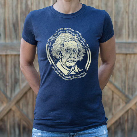 Einstein's Imagination T-Shirt (Ladies)