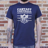 Fantasy Football League Champion  T-Shirt (Mens)