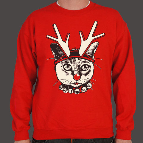 Feline Reindeer Sweater (Mens)