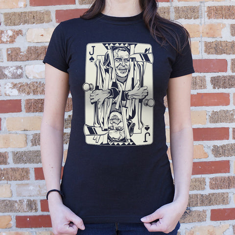 Jack Of Torrance Card T-Shirt (Ladies)