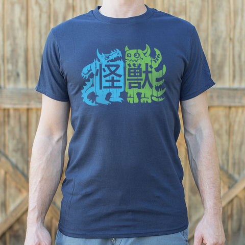 Kaiju Woodcut T-Shirt (Mens)