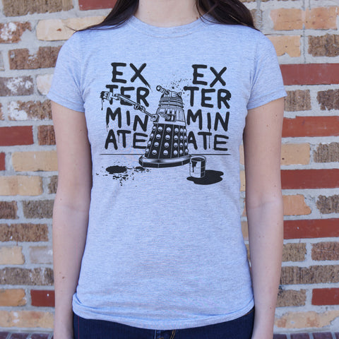 Paint Exterminate T-Shirt (Ladies)