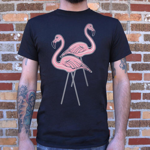 Pink Flamingos T-Shirt (Mens)