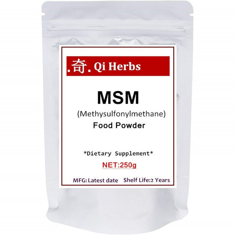 Pure MSM Powder (Methysulfonylmethane) , Strongly Supports Skin, Hair, Nails, Bones, Cartilage and Joint Health