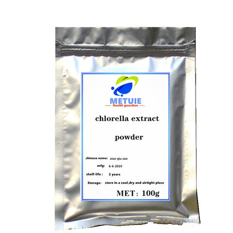 Nature chlorophyta vulgaris organic chlorella extract powder festival glitter face gems green alga no pollution rich protein  .