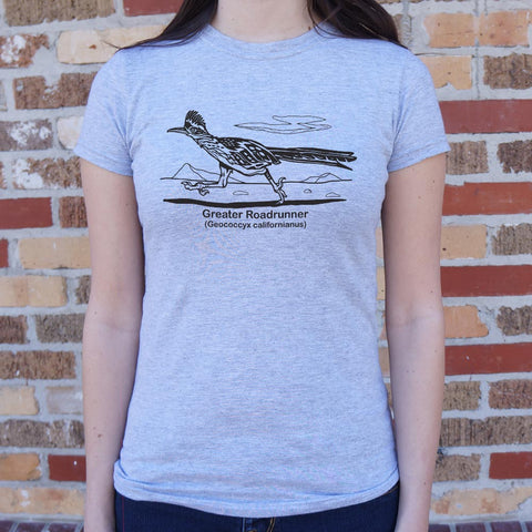 Roadrunner Geococcyx Californianus T-Shirt (Ladies)