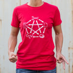 Rock Paper Scissors Lizard Spock T-Shirt (Ladies)