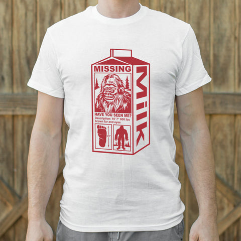 Sasquatch Milk Carton T-Shirt (Mens)