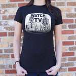 They Live On TV T-Shirt (Ladies)