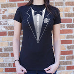 Tuxedo T-Shirt (Ladies)