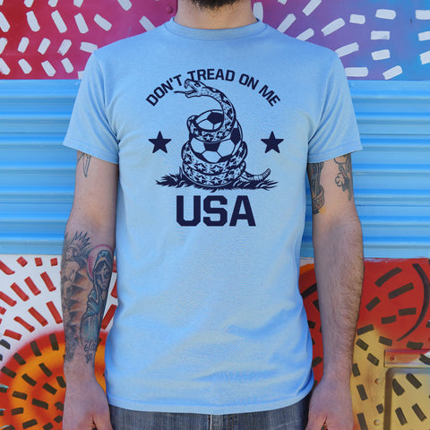 Don't Tread On Me USA Soccer Snake T-Shirt (Mens)