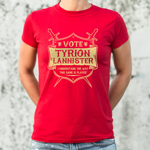 Vote Tyrion Lannister T-Shirt (Ladies)