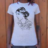 Virginia Woolf Quote T-Shirt (Ladies)